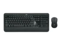 Kit Teclado y Mouse Inalámbrico Logitech MK540 Advanced Español Negro