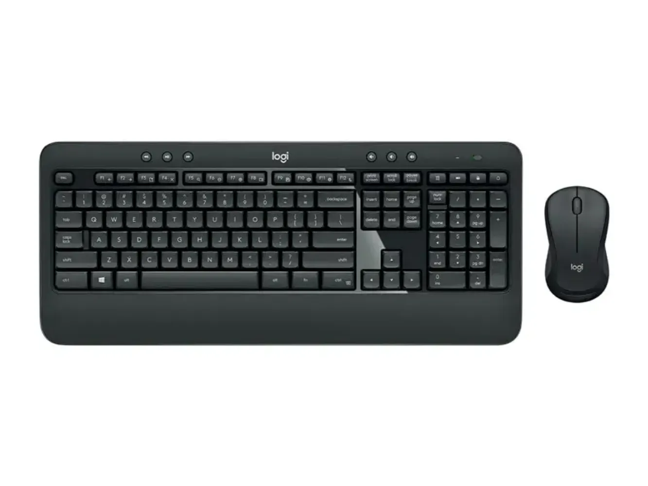 920-008673 (5) Kit Teclado y Mouse Inalámbrico Logitech MK540 Advanced Español Negro - Imagen 1