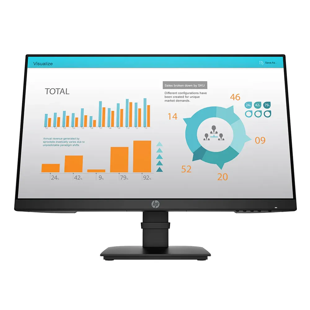 1A7E5AA (4) Monitor HP P24 G4 23.8" FHD 75Hz IPS - Imagen 1