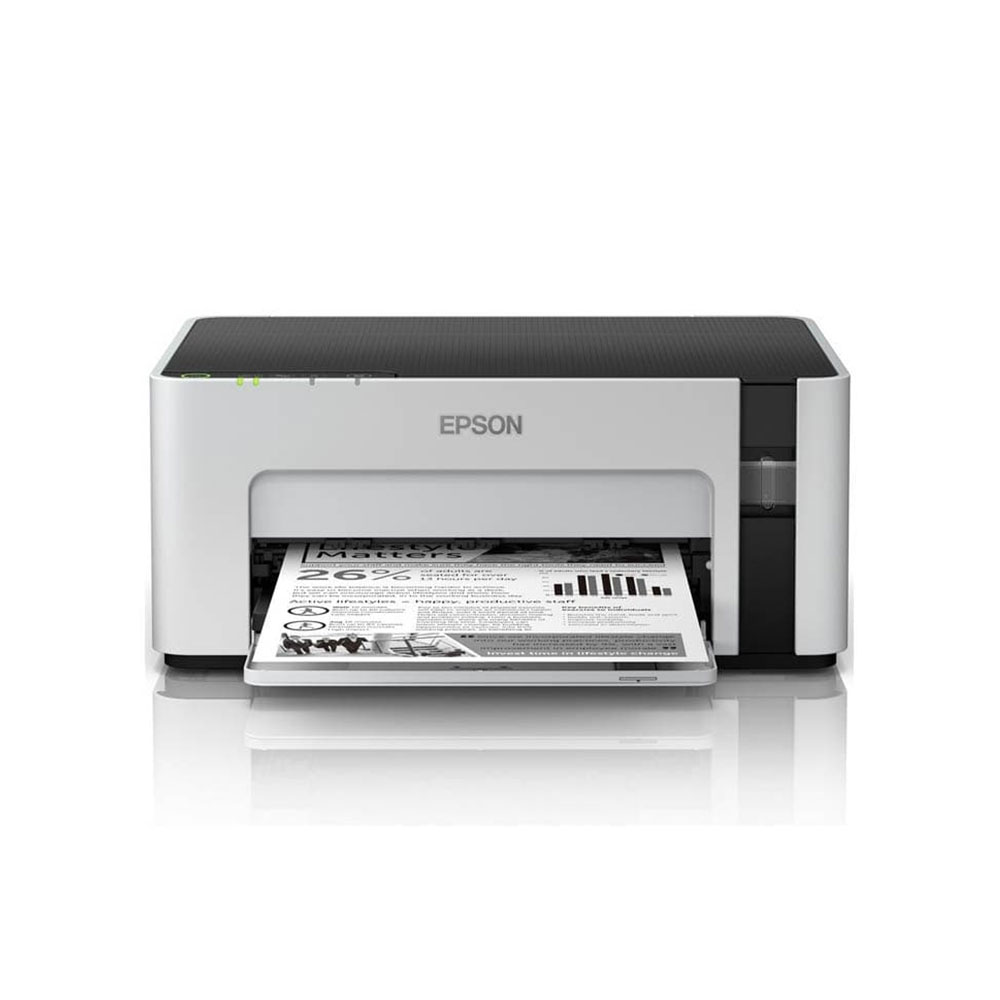 C11CG96303 (1) Impresora Epson EcoTank M1120, Blanco y Negro, USB - WiFi - Imagen 1
