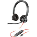 Audífono Poly Blackwire 3320 Stereo USB-A Negro