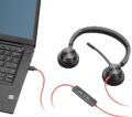 Audífono Poly Blackwire 3320 Stereo USB-A Negro - Imagen 2