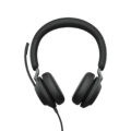 Audífono Jabra Evolve2 40 SE Stereo USB-C MS Negro - Imagen 3