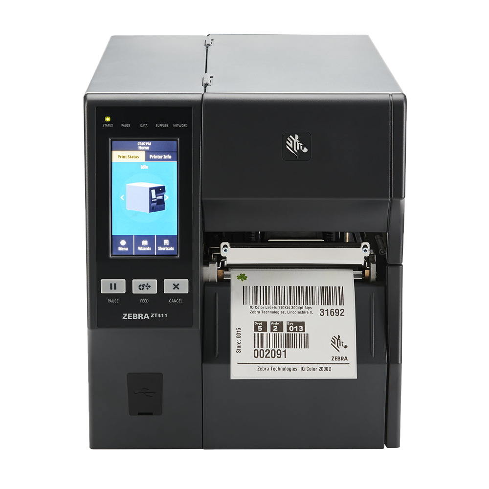 Impresora de Etiquetas Zebra ZT411 Transferencia Térmica Industrial