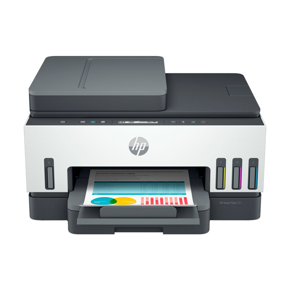 6UU47A_1 Impresora Multifuncional de Tinta HP Smart Tank 750 Tanque Continuo Wi-Fi Duplex ADF – 6UU47A - Imagen 1